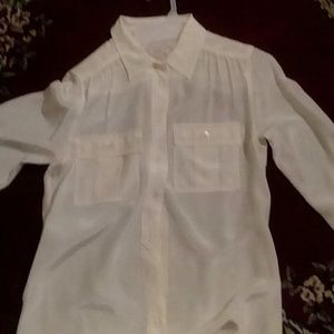 J crew silk blouse